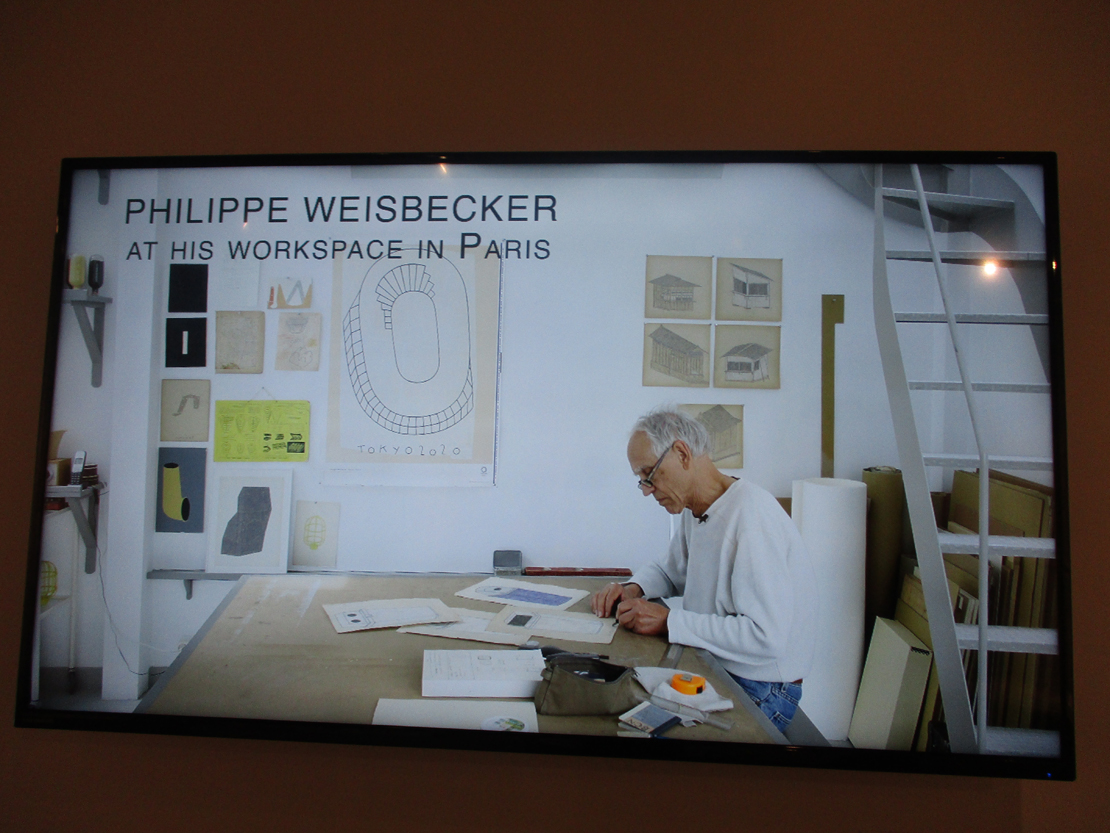 フィルム「ワイズベッカー のアトリエ　PHILIPPE WEISBECKER AT HIS WORKSPACE IN PARIS」
