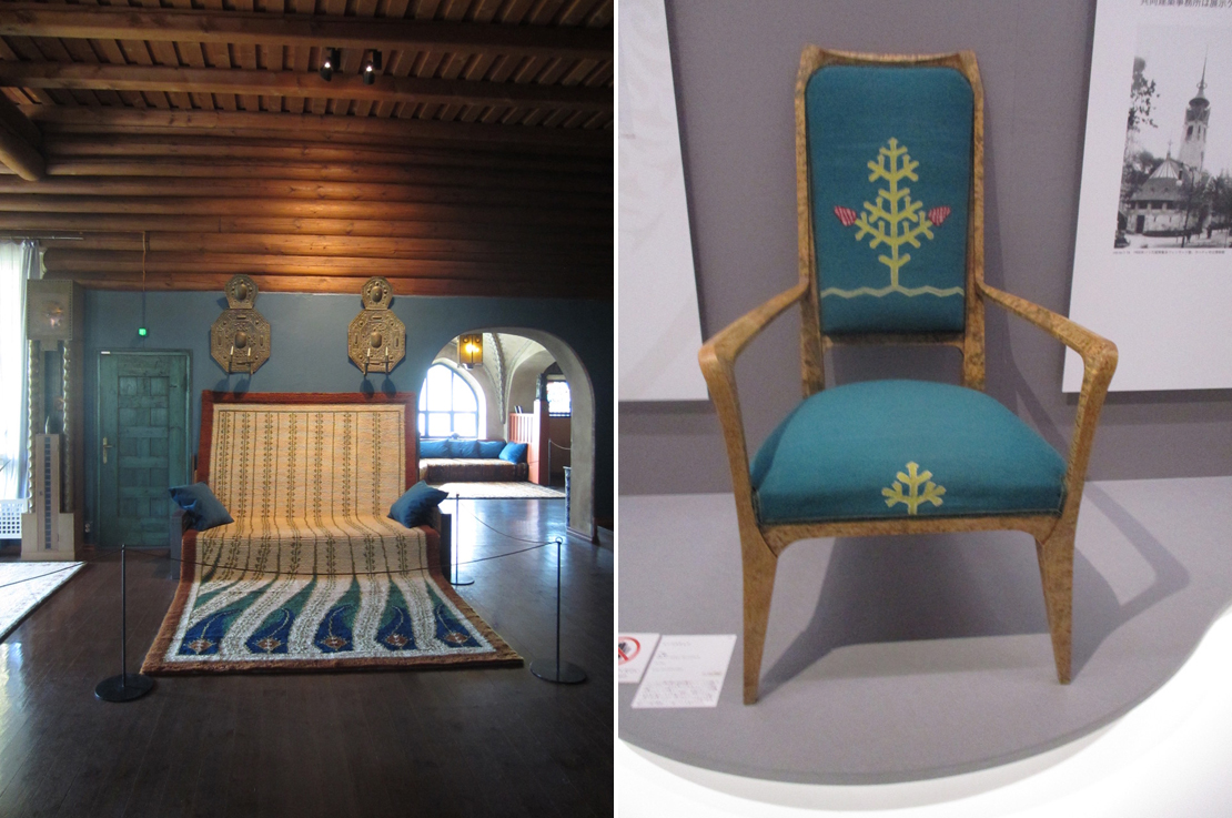 織物と椅子